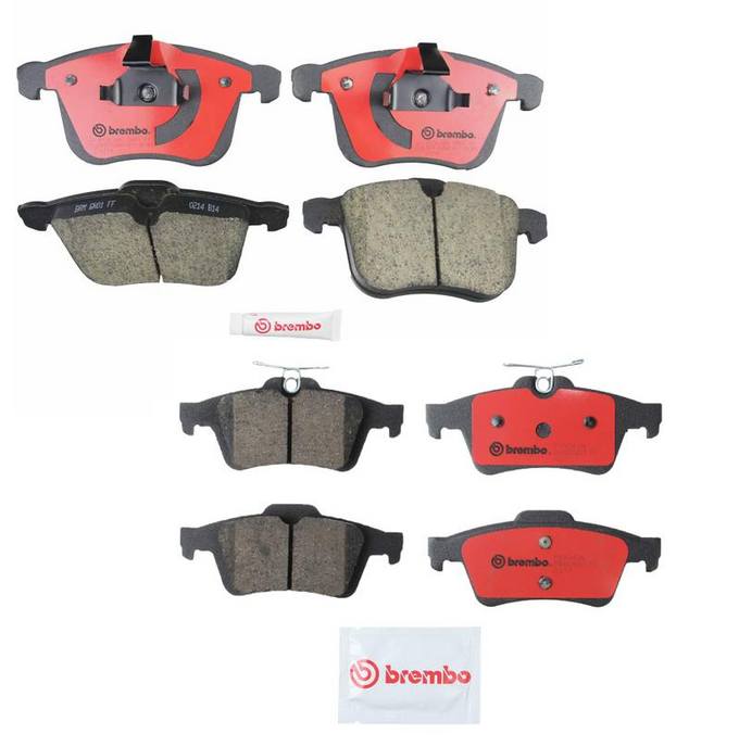 SAAB Volvo Brake Pads Kit -  Front and Rear (Ceramic) 31341331 - Brembo 1562147KIT